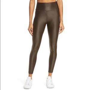 Sweaty Betty High Shine High Waist Leggings Turkish Coffee Brown XS